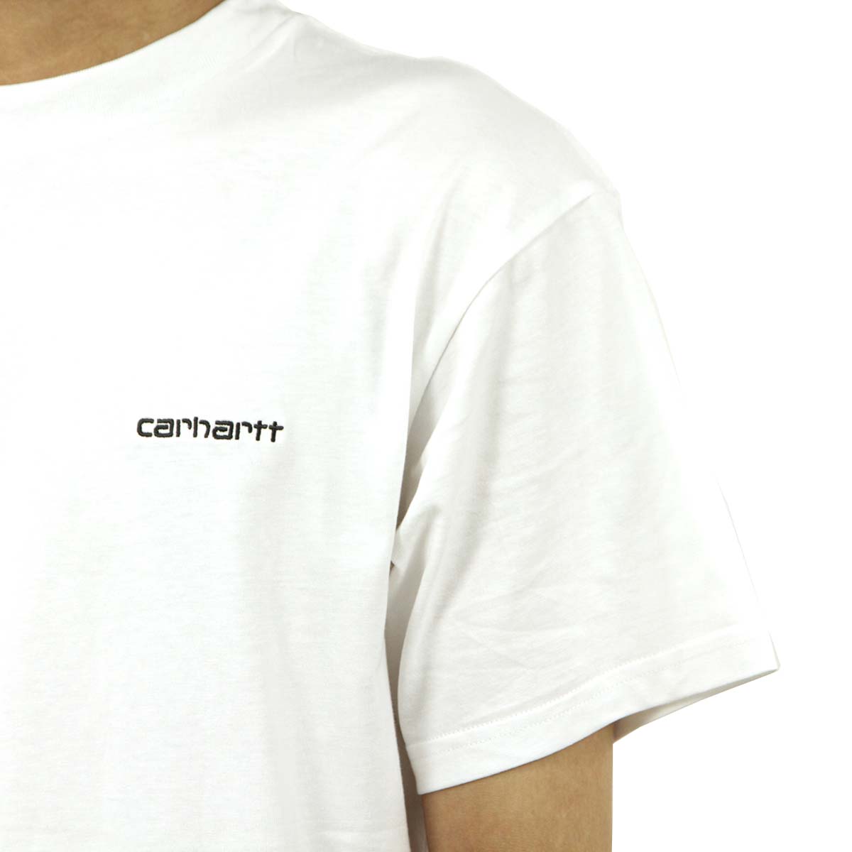 �����ϡ��� T����� ��� ��������Ź CARHARTT WIP ȾµT����� ����T����� SHORT SLEEVE SCRIPT EMBROIDERY T-SHIRT WHITE/BLACK I030435 00AXX AB0B B1C C1D D1E E01F