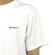 �����ϡ��� T����� ��� ��������Ź CARHARTT WIP ȾµT����� ����T����� SHORT SLEEVE SCRIPT EMBROIDERY T-SHIRT WHITE/BLACK I030435 00AXX AB0B B1C C1D D1E E01F