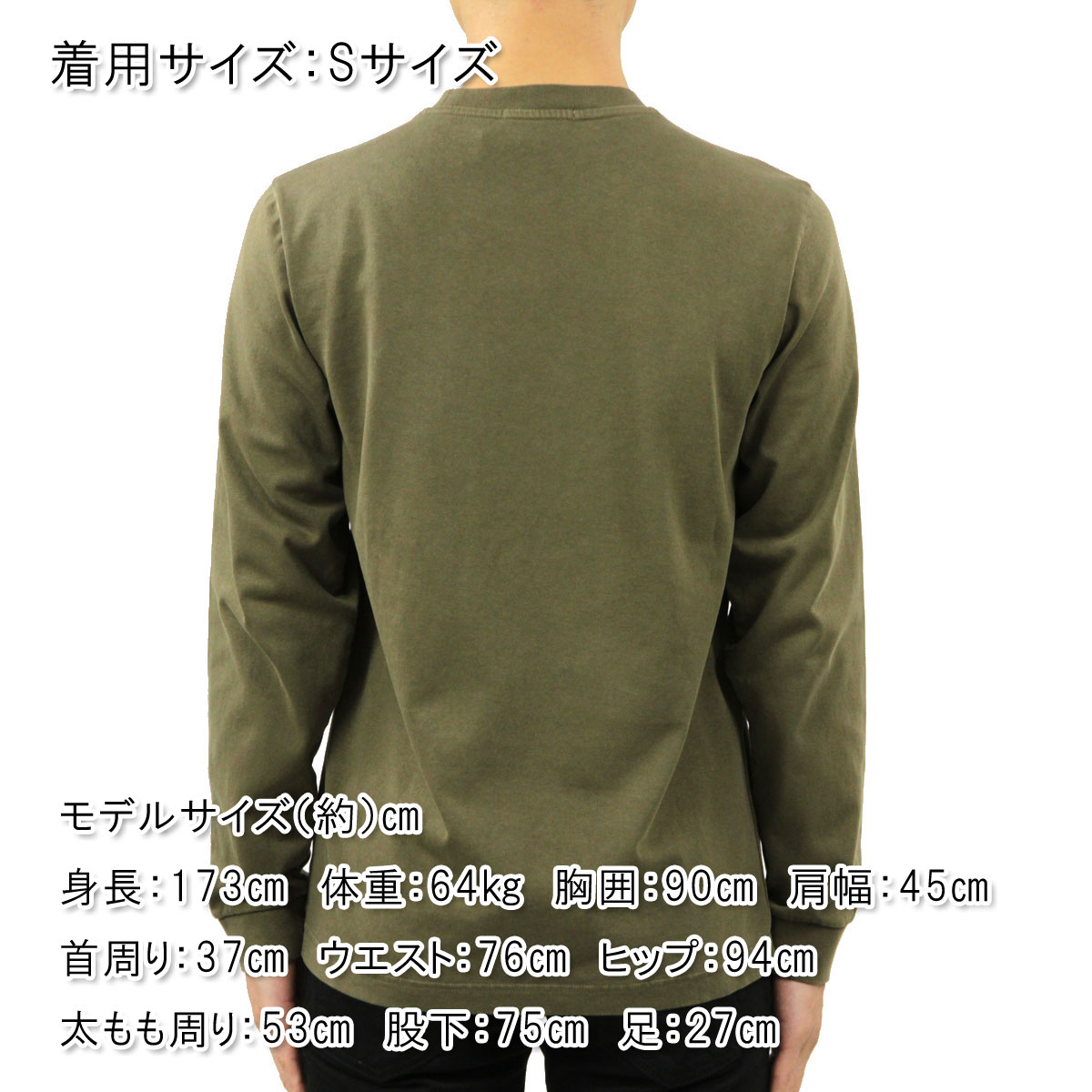 ̡ǥ T  Ź Nudie Jeans ĹµT ݥT ̵ RUDI HEAVY POCKET LONG SLEEVE TEE ARMY G06 131713 A62B B1C C1D D2E E08F