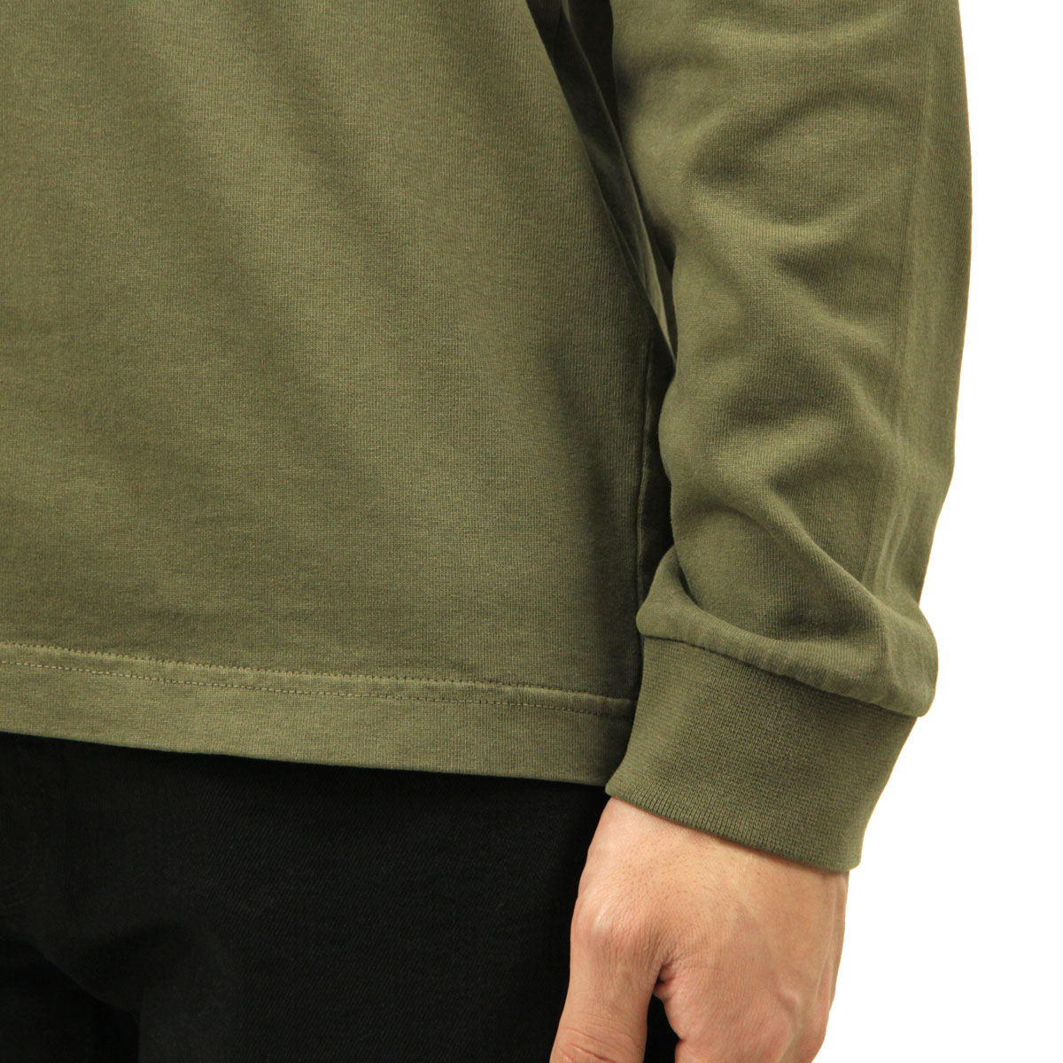 ̡ǥ T  Ź Nudie Jeans ĹµT ݥT ̵ RUDI HEAVY POCKET LONG SLEEVE TEE ARMY G06 131713 A62B B1C C1D D2E E08F
