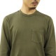 ̡ǥ T  Ź Nudie Jeans ĹµT ݥT ̵ RUDI HEAVY POCKET LONG SLEEVE TEE ARMY G06 131713 A62B B1C C1D D2E E08F