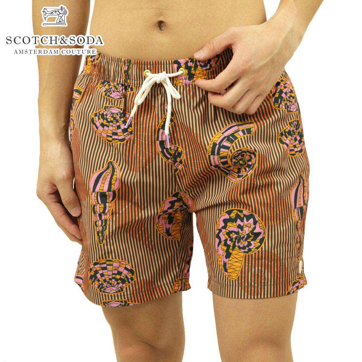�����å�����ɥ����� ���� ��� ��������Ź SCOTCH��SODA ������ѥ�� RECYCLED POLYESTER ALL-OVER PRINTED SWIM SHORT PANTS 160600 0217 COMBO A A39B B1C C2D D7E E11F