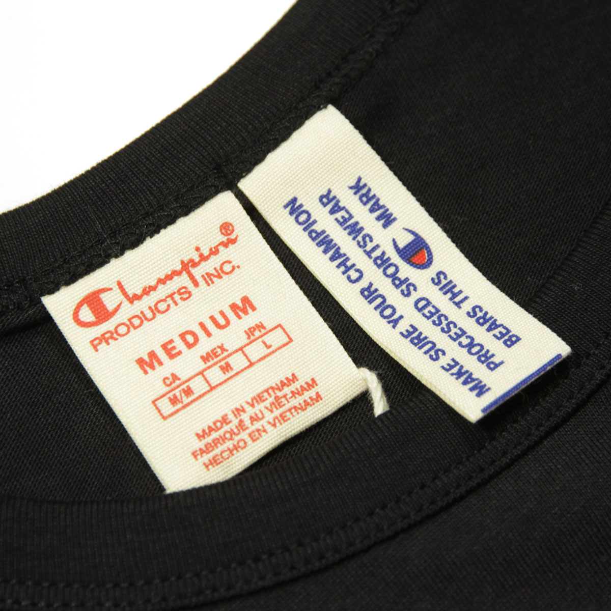 �����ԥ��� ��� ȾµT����� ������ CHAMPION �ӡ����ƥ����ܡ����� �Х��T����� CHAMPION X BEASTIE BOYS ATHLETIC JERSEY COMBED "BEASTIE BOYS" CREWNECK T-SHIRT 219282 KK001 NBK BLACK
