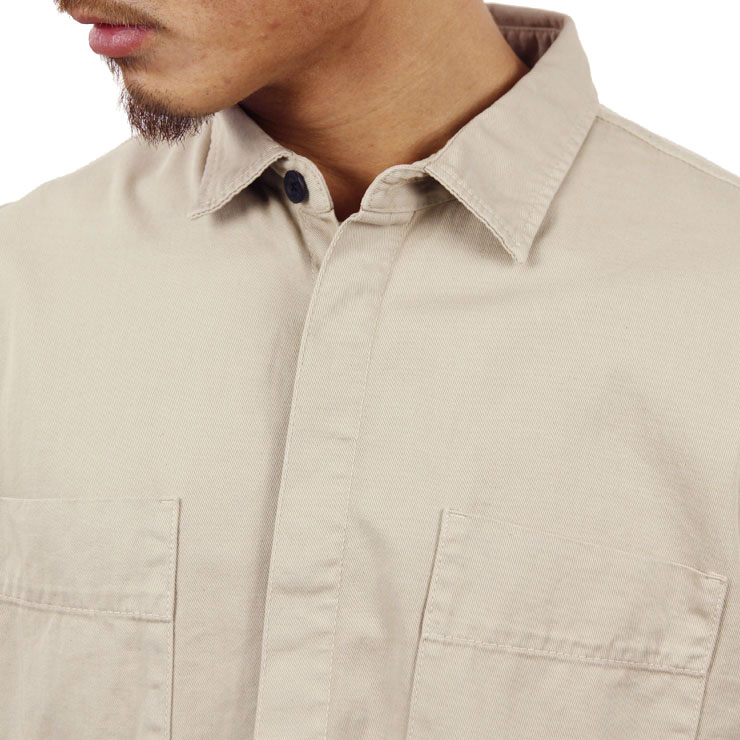 ̡ǥ   Ź Nudie Jeans Ĺµ  CALLE SHIRT SAND B35 140476 A62B B1C C1D D6E E18F