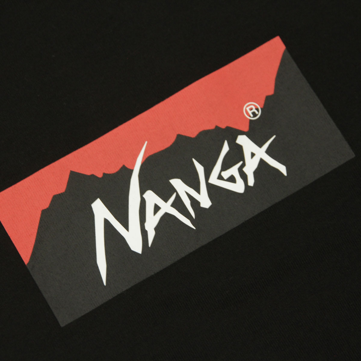 �ʥ� ��� ĹµT����� ��������Ź NANGA ���롼�ͥå� ���� ����T ECO HYBRID BOX LOGO LONG SLEEVE TEE NW2431-1E150 BLK BLACK A16B B1C C1D D2E E13F