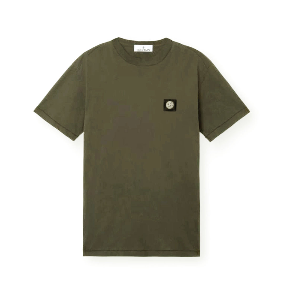 ���ȡ��󥢥����� ��� ȾµT����� ������ STONE ISLAND ���롼�ͥå� ���� T����� STONE ISLAND SHORT SLEEVE 60/2 COTTON JERSEY T-SHIRT K2S15 2100027 S0013 V0054 MILITARY GREEN