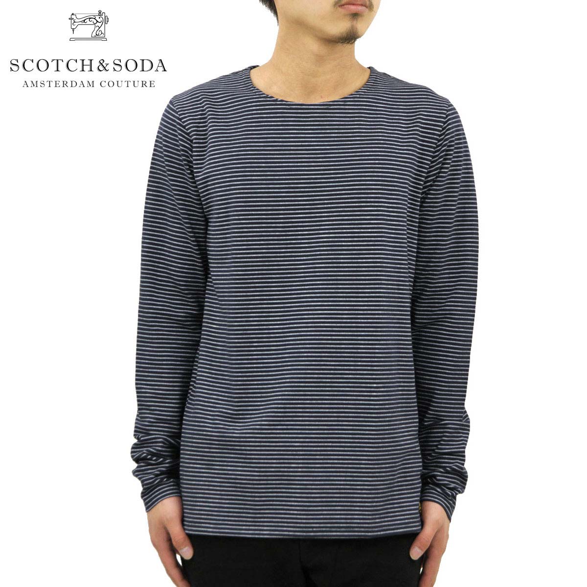 �����å�����ɥ����� ����T ��� ��������Ź SCOTCH��SODA ĹµT����� LONGSLEEVE BRETON BOAT TEE 50007 C D15S25