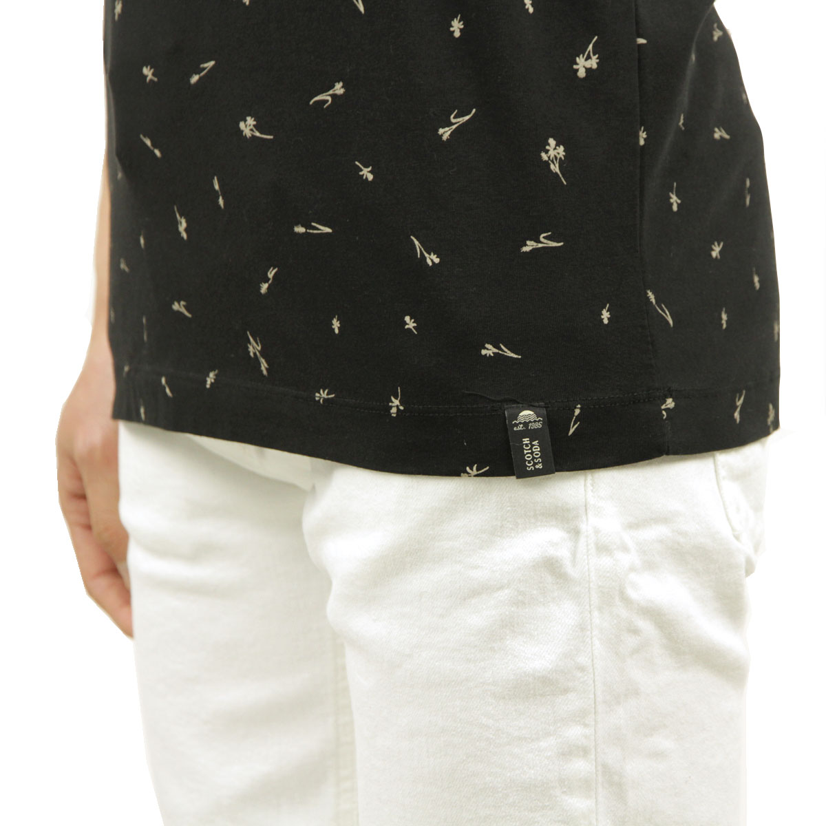�����å�����ɥ����� T����� ��� ��������Ź SCOTCH��SODA ���롼�ͥå�ȾµT����� CLASSIC COTTON-ELASTANE CREWNECK T-SHIRT 160847 0217 34406 90 COMBO A A39B B1C C1D D1E E13F