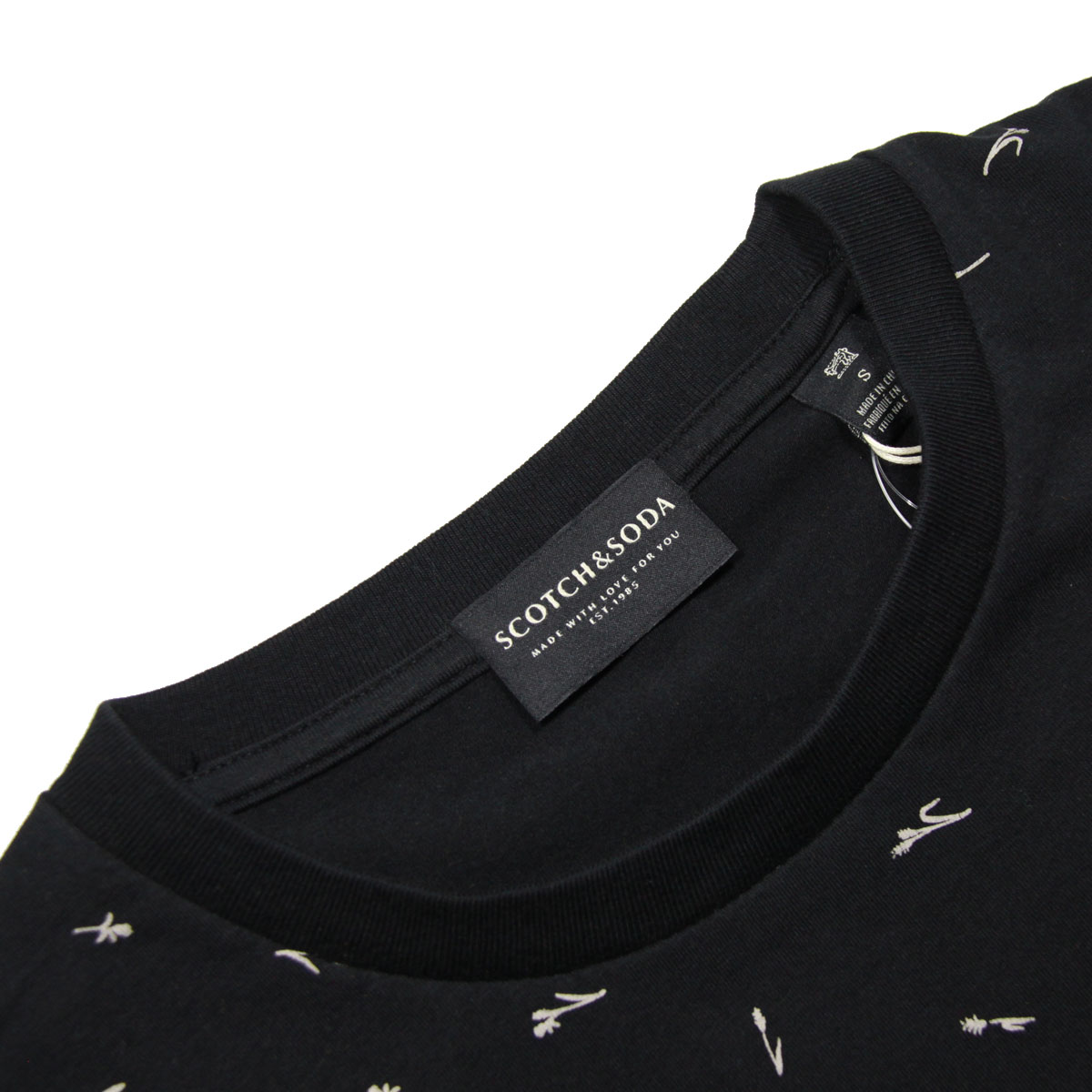 �����å�����ɥ����� T����� ��� ��������Ź SCOTCH��SODA ���롼�ͥå�ȾµT����� CLASSIC COTTON-ELASTANE CREWNECK T-SHIRT 160847 0217 34406 90 COMBO A A39B B1C C1D D1E E13F