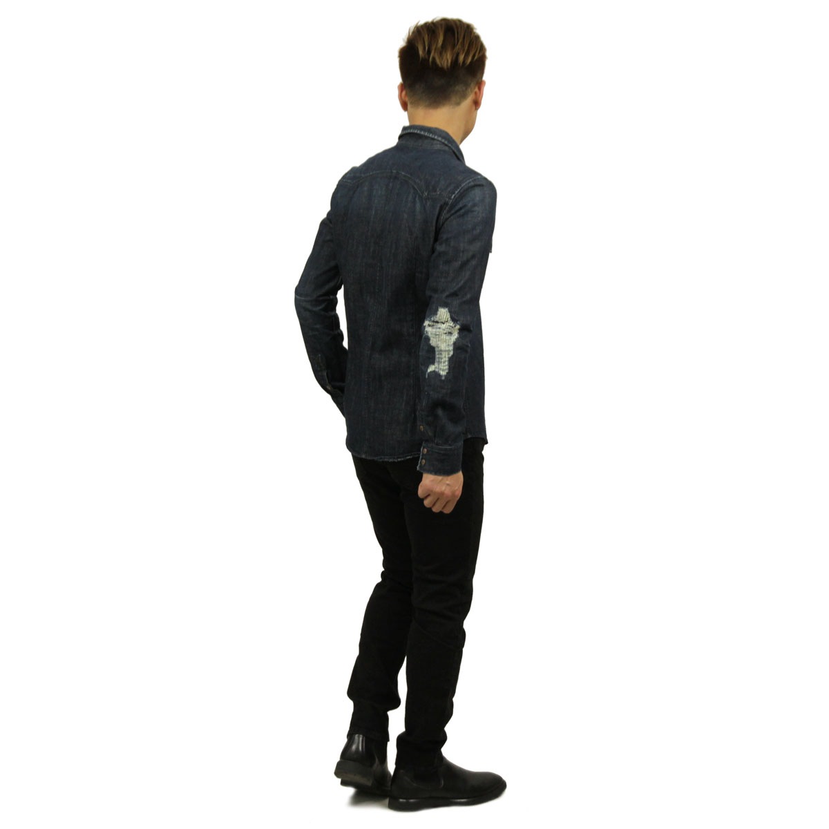 �̡��ǥ��������� ���㥱�å� ��� ��������Ź Nudie Jeans �ǥ˥ॷ���  Gusten 140091 REPAIR MEDIUM CONTRAST LIGHT DAMAGE A62B B1C C1D D6E E06F