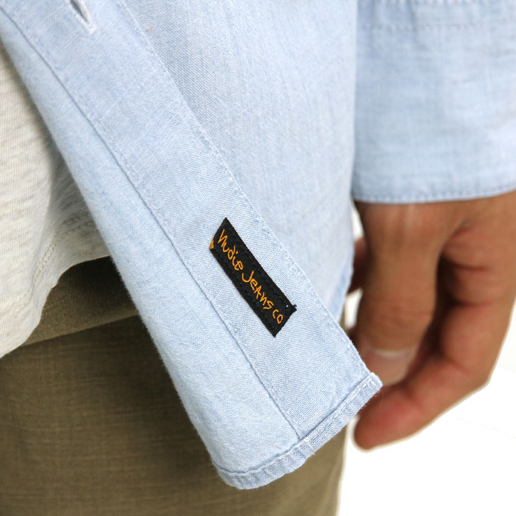 �̡��ǥ��������� ����� ��� ��������Ź Nudie Jeans Ĺµ�����  STANLEY SHIRT DENIM B26 140471 A62B B1C C1D D6E E07F