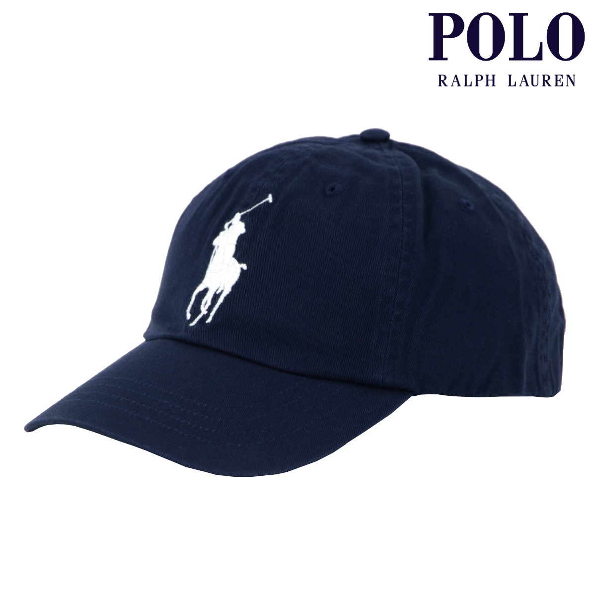 �ݥ� ���ե������ ��� ��ǥ����� ����å� ������ POLO RALPH LAUREN ˹�� ���� �ݥˡ� CLASSIC SPORTS BIG PONY CAP NAVY 710673584