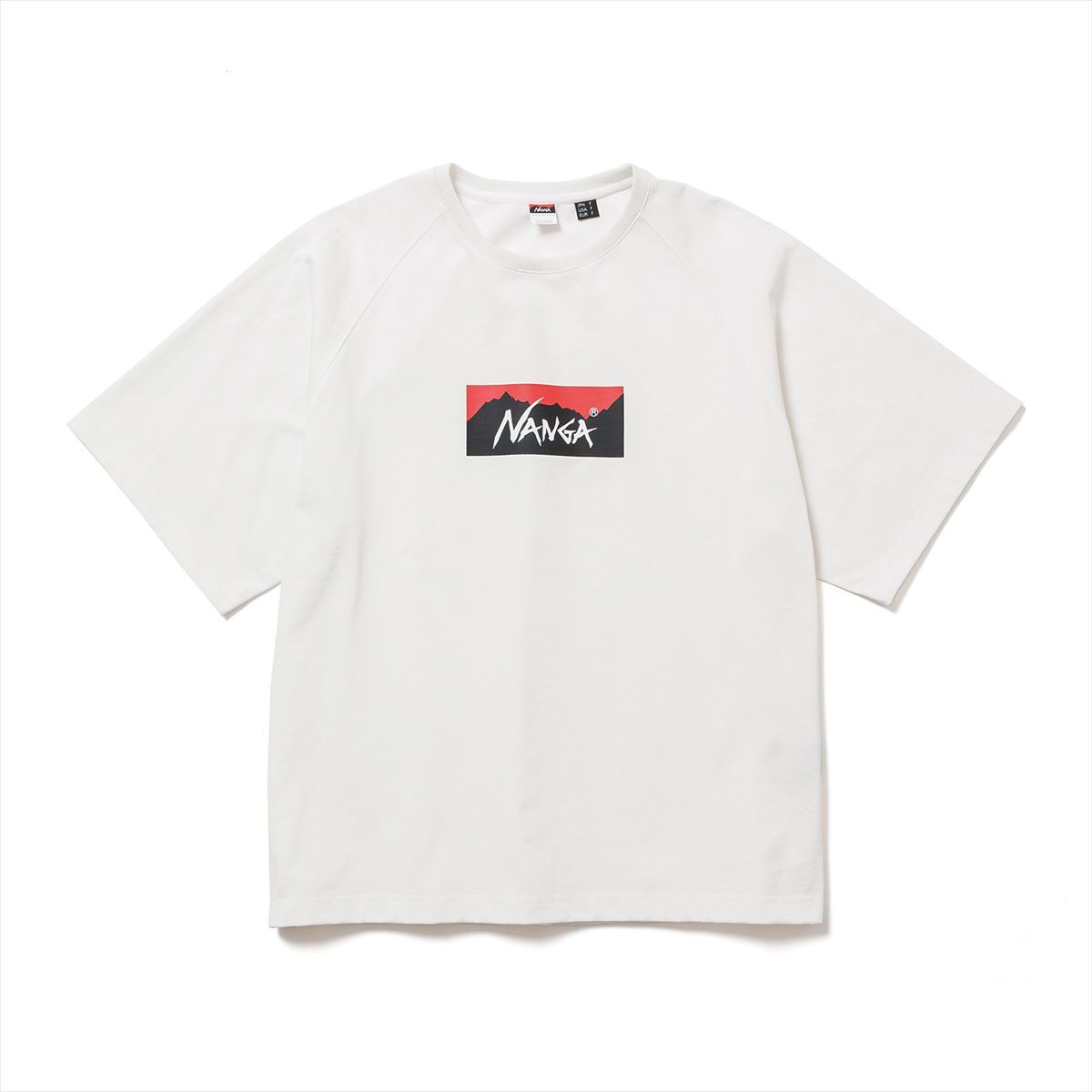 �ʥ� ��� ȾµT����� ��������Ź NANGA ���롼�ͥå� ���� ECO HYBRID BOX LOGO LOOSE FIT TEE N2500-1M025Z WHT WHITE
