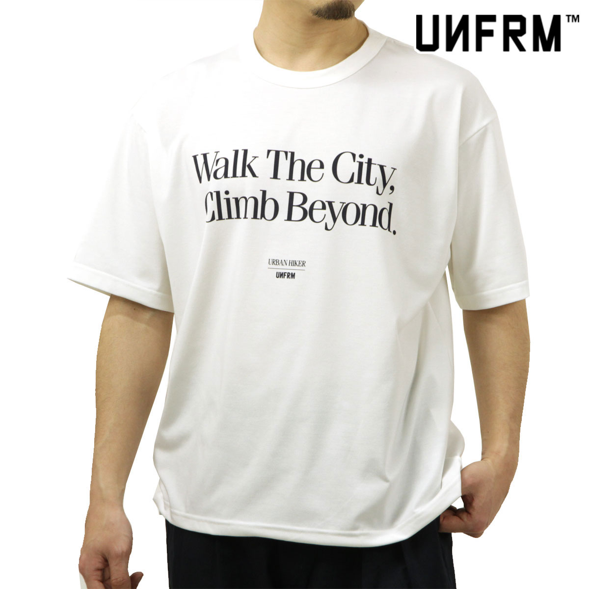 ��˥ե����� �����ȥɥ� ����������� ��� ȾµT����� ��������Ź UNFRM OUTDOOR STANDARD ���롼�ͥå� �إӡ��������� AEROKNOT HEAVYWEIGHT "WTCB" BOX T-SHIRT MADE IN JAPAN SS-8418-WT3 WHITE