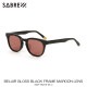 С SABRE Ź 󥰥饹 ᤬ BELAIR GLOSS BLACK FRAME MAROON LENS SUNGLASS SS7-501B-M-J A55B B3C C3D D1E E13F