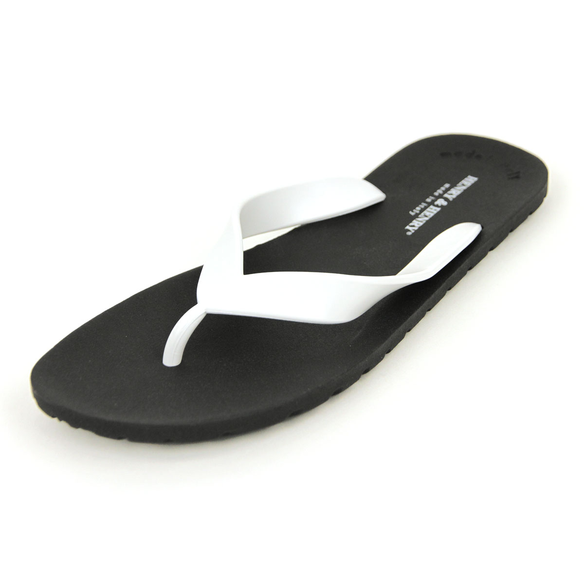 إ꡼ɥإ꡼ HENRYHENRY Ź  եåѡ FRIPPER SANDAL NERO/WHITE 31 A66B B3C C4D D3E E13F