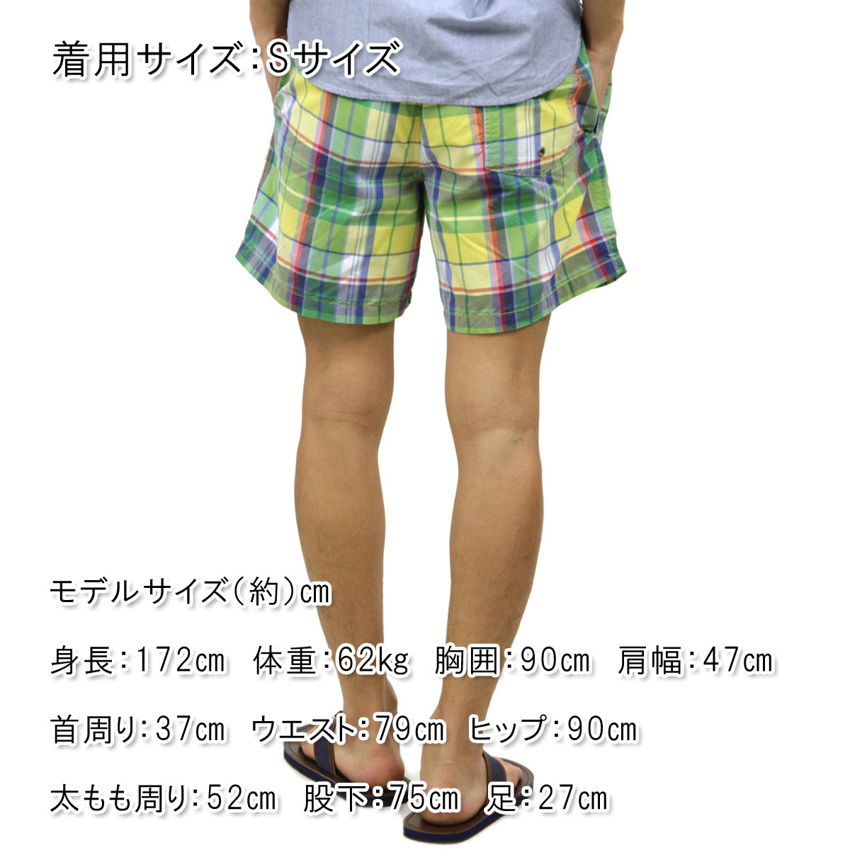 �ݥ� ���ե������ POLO RALPH LAUREN ������ ��� ������ѥ�� CHECK SWIM TRUNK A05B B1C C2D D7E E12F
