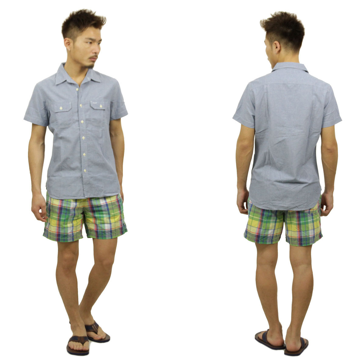 �ݥ� ���ե������ POLO RALPH LAUREN ������ ��� ������ѥ�� CHECK SWIM TRUNK A05B B1C C2D D7E E12F