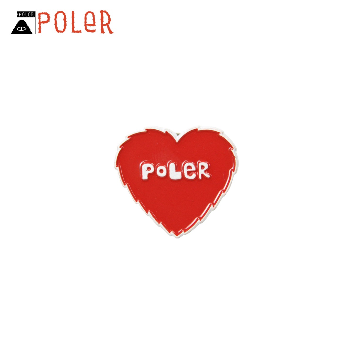 �ݡ��顼 ���������꡼ ��������Ź POLER �ԥ� ���������꡼ ENAMEL PIN FURRY HEART 211ACU8403 ZISSOU RED A79B B3C C3D DBE E11F