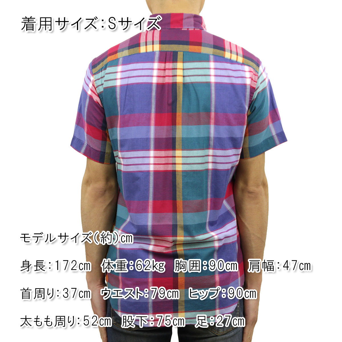 ���������롼 ����� ��� ������ J.CREW Ⱦµ�����  INDIAN COTTON SHORT-SLEEVE SHIRT IN SUNSET PLAID A38B B1C C1D D6E E07F