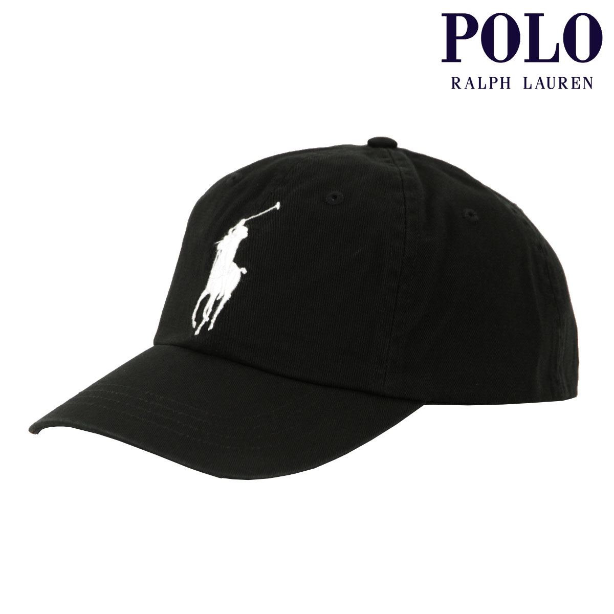 �ݥ� ���ե������ ��� ��ǥ����� ����å� ������ POLO RALPH LAUREN ˹�� ���� �ݥˡ� CLASSIC SPORTS BIG PONY CAP BLACK 710673584