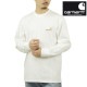 �����ϡ��� ��� ĹµT����� ������ CARHARTT WIP ���롼�ͥå� ���� ����T LONG SLEEVE AMERICAN SCRIPT T-SHIRT WHITE I029955 02XX AB0B B1C C1D D2E E01F