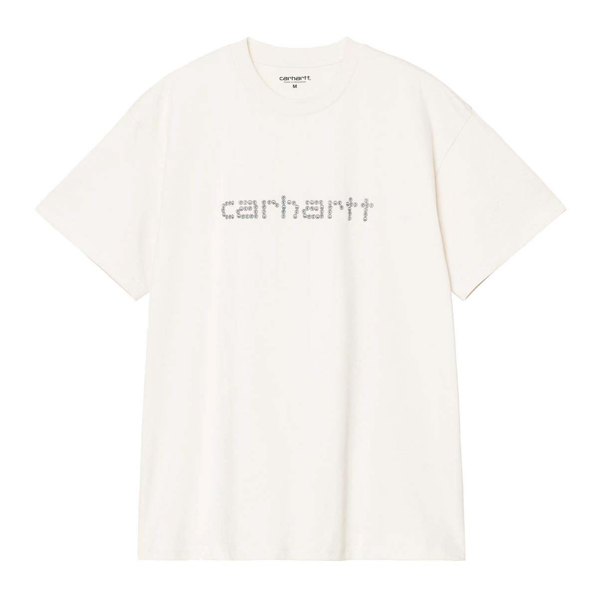 �����ϡ��� ��� ȾµT����� ������ CARHARTT WIP ���롼�ͥå� �롼���ե��å� SHORT SLEEVE RIVET SCRIPT LOOSE FIT T-SHIRT NATURAL I034396