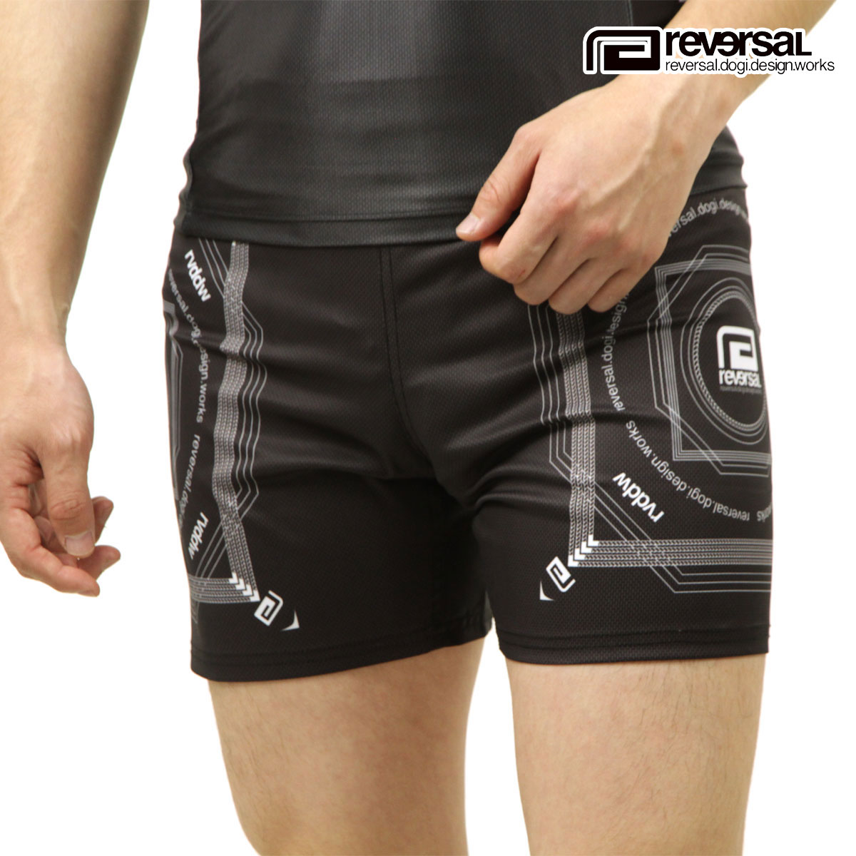 ��С����� ��� �ե����ȥѥ�� ��������Ź REVERSAL �ܥȥॹ ���硼�ȥѥ�� MANDALAS FIGHT SHORTS �� rv26ss602 BK BLACK A06B B1C C2D D4E E13F