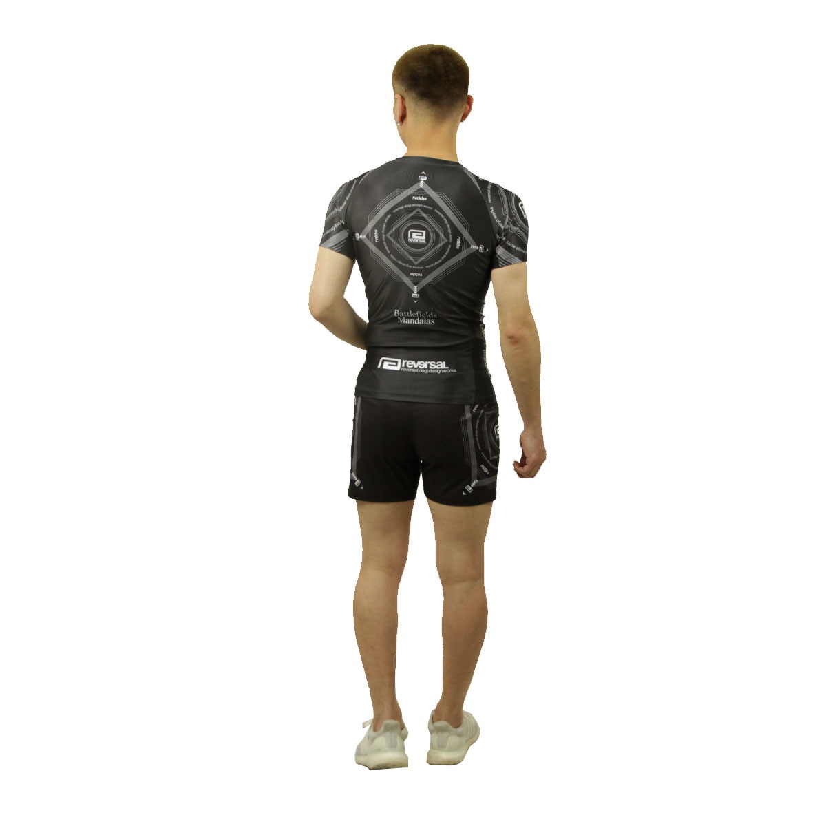 ��С����� ��� �ե����ȥѥ�� ��������Ź REVERSAL �ܥȥॹ ���硼�ȥѥ�� MANDALAS FIGHT SHORTS �� rv26ss602 BK BLACK A06B B1C C2D D4E E13F