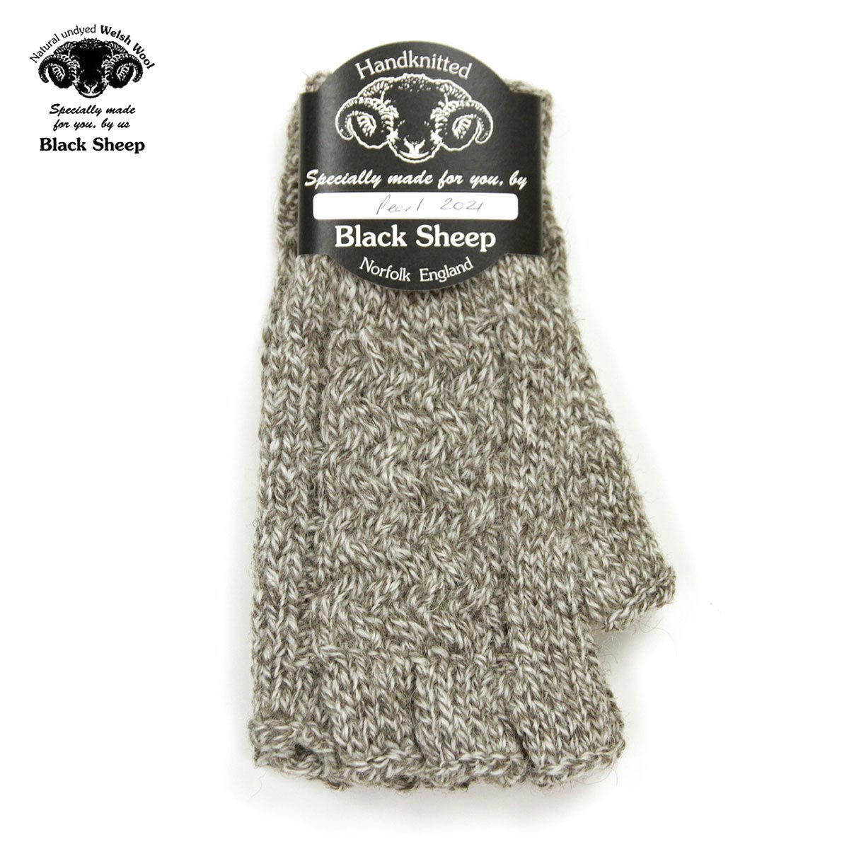 ֥å BLACK SHEEP   BLACK SHEEP HANDMADE FINGERLESS CABLE KNIT GLOVE SB08B TWIST GREY A87B B1C C3D D0E E02F