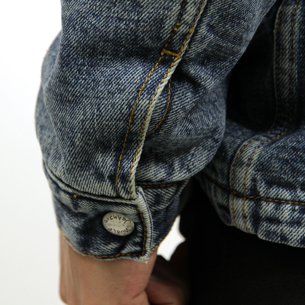 �̡��ǥ��������� �������� ��� ��������Ź Nudie Jeans ���㥱�å�  �ǥ˥ॸ�㥱�å� LENNY HEAVY USED DENIM JACKET 160568 B26 DENIM A62B B1C C1D D4E E06F