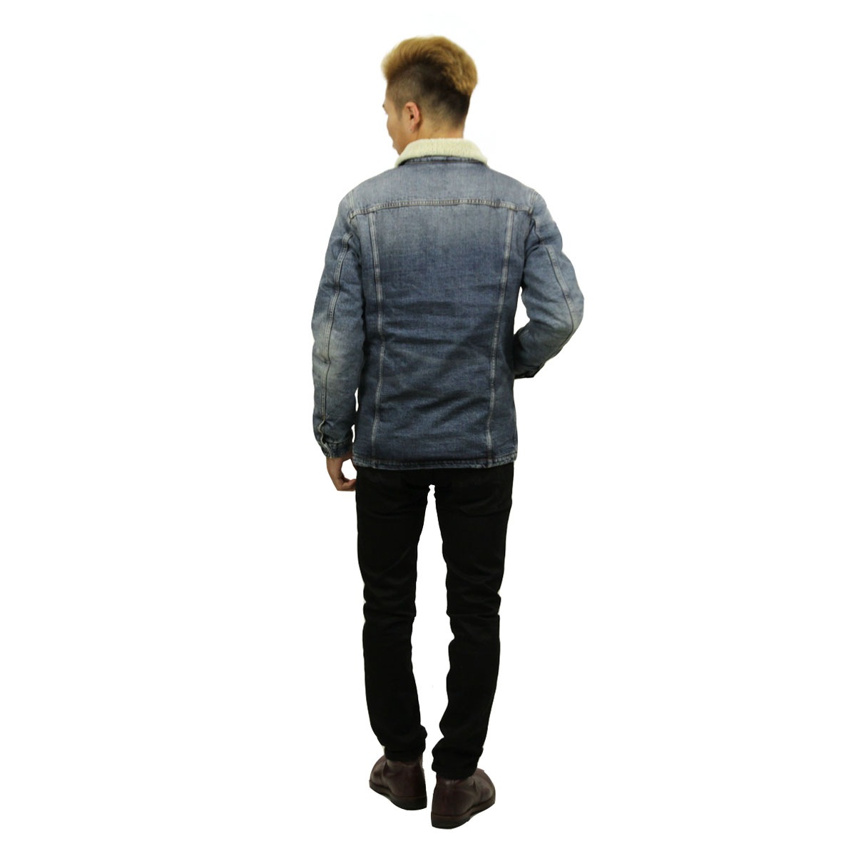 �̡��ǥ��������� �������� ��� ��������Ź Nudie Jeans ���㥱�å�  �ǥ˥ॸ�㥱�å� LENNY HEAVY USED DENIM JACKET 160568 B26 DENIM A62B B1C C1D D4E E06F