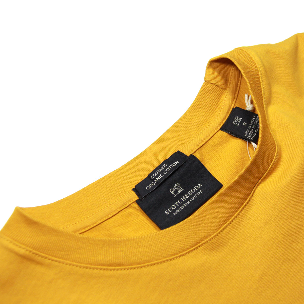 �����å�����ɥ����� T����� ��� ��������Ź SCOTCH��SODA ���롼�ͥå�ȾµT����� ORGANIC COTTON-JERSEY CHEST ARTWORK CREWNECK T-SHIRT 160848 0041 34407 24 RUST A39B B1C C1D D1E E10F