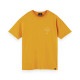 �����å�����ɥ����� T����� ��� ��������Ź SCOTCH��SODA ���롼�ͥå�ȾµT����� ORGANIC COTTON-JERSEY CHEST ARTWORK CREWNECK T-SHIRT 160848 0041 34407 24 RUST A39B B1C C1D D1E E10F