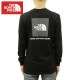 �Ρ����ե����� ����� ��� ������ THE NORTH FACE ĹµT����� �Хå��ץ��� ����T �������� LONG SLEEVE BOX NSE TEE NF0A4762 KT0 TNF BLACK/ASPHALT GREY A14B B1C C1D D2E E13F