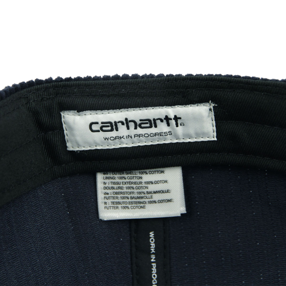 �����ϡ��� ��� ��ǥ����� ����å� ������ CARHARTT WORK IN PROGRESS ���� �����ǥ��������å� HARLEM CAP BLUE NAVY SCURO/BLUE NAVY SCURO��NAVY�� I026890 H0FXX AB0B B3C C3D D4E E04F