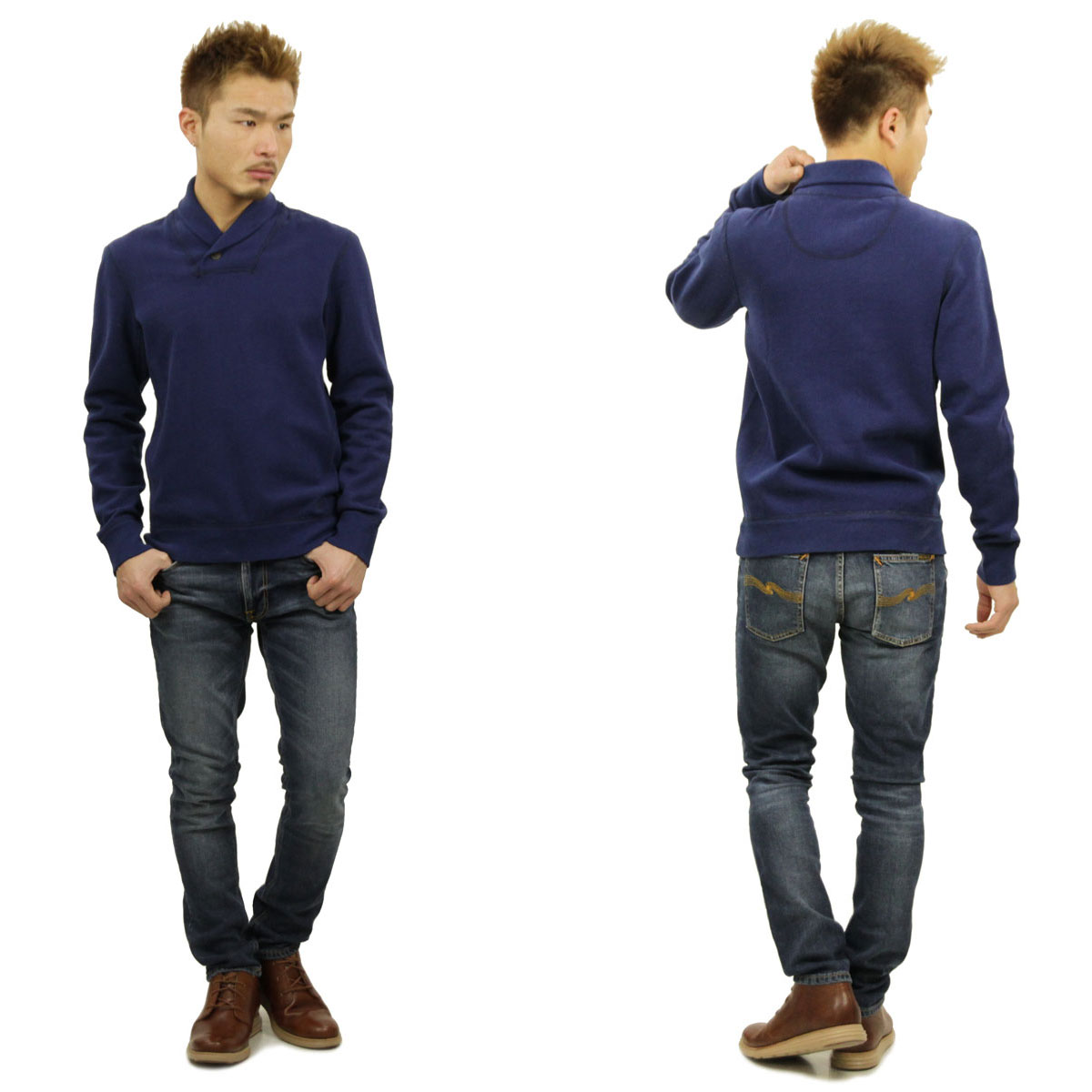 ����ꥫ�󥤡����� AMERICAN EAGLE ������ ��� ���硼�륹�����å� AE SHAWL SWEATSHIRT 0195-9024 NAVY A04B B1C C1D D5E E06F