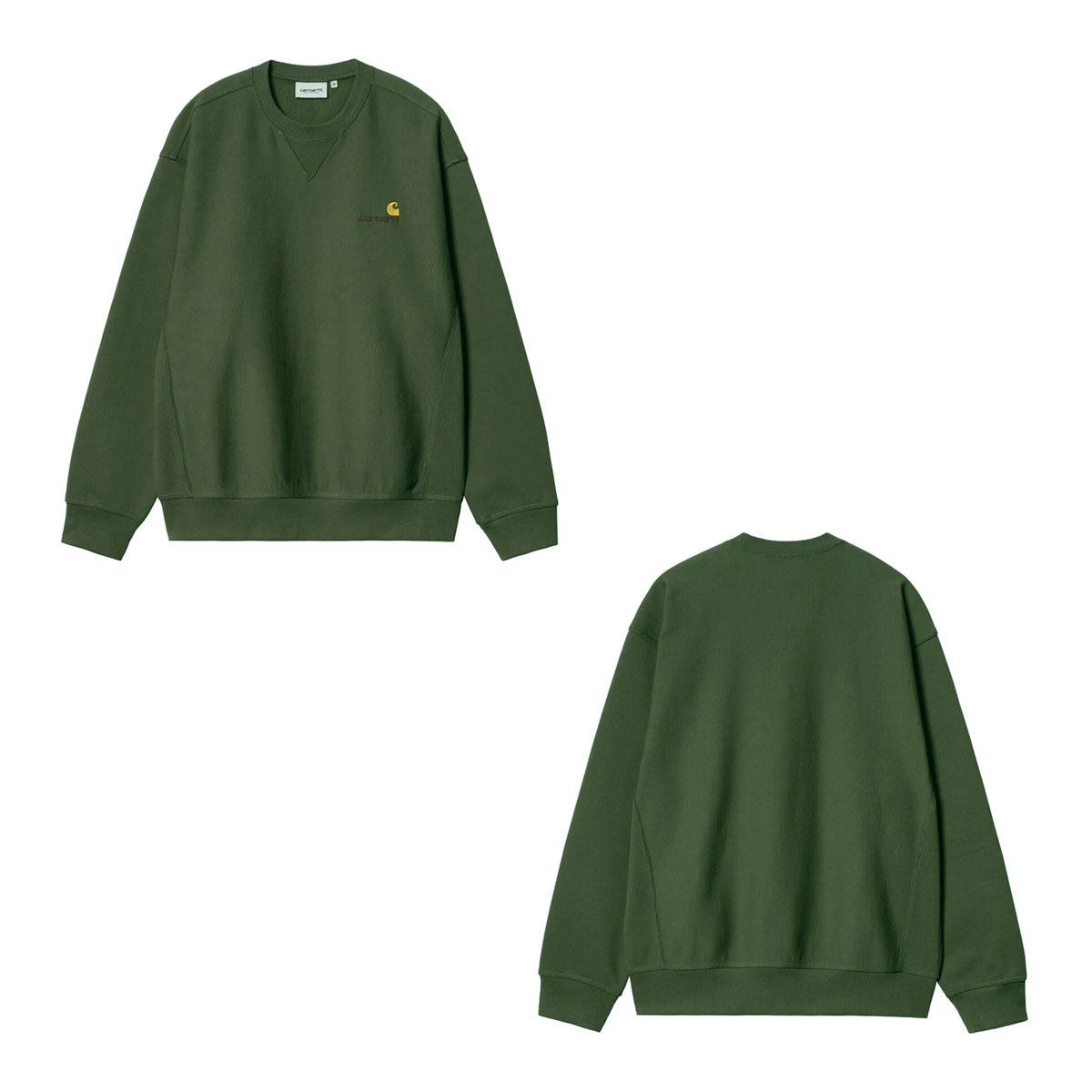 ϡ  ĹµT  CARHARTT WIP 롼ͥå  T LONG SLEEVE AMERICAN SCRIPT T-SHIRT TARRAGON I029955 2BRXX AB0B B1C C1D D2E E08F