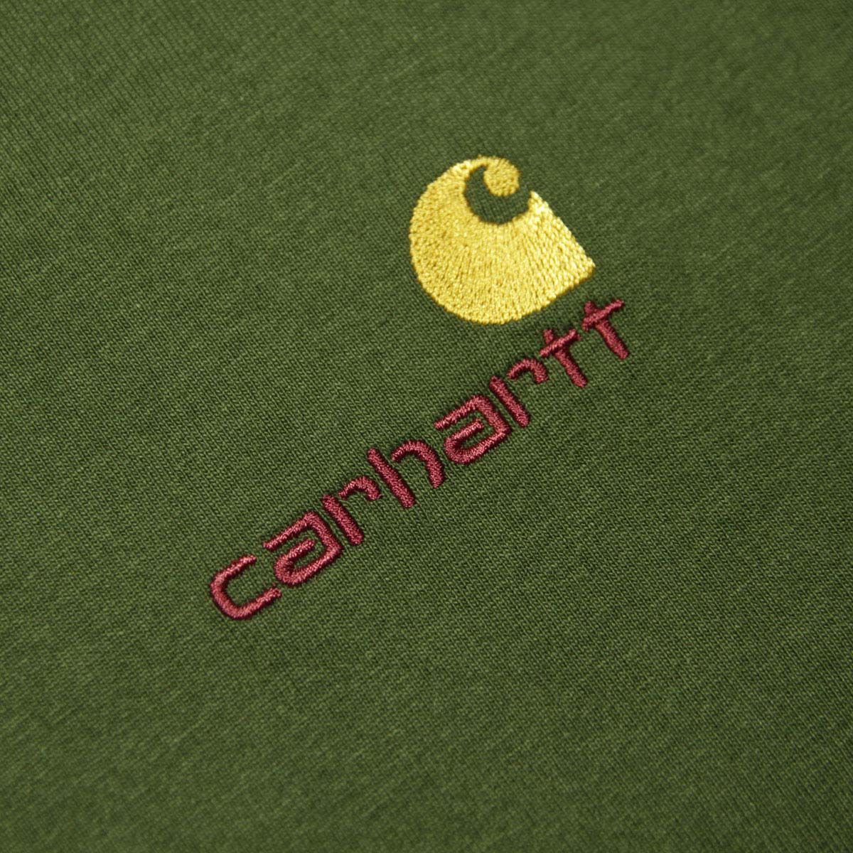 ϡ  ĹµT  CARHARTT WIP 롼ͥå  T LONG SLEEVE AMERICAN SCRIPT T-SHIRT TARRAGON I029955 2BRXX AB0B B1C C1D D2E E08F