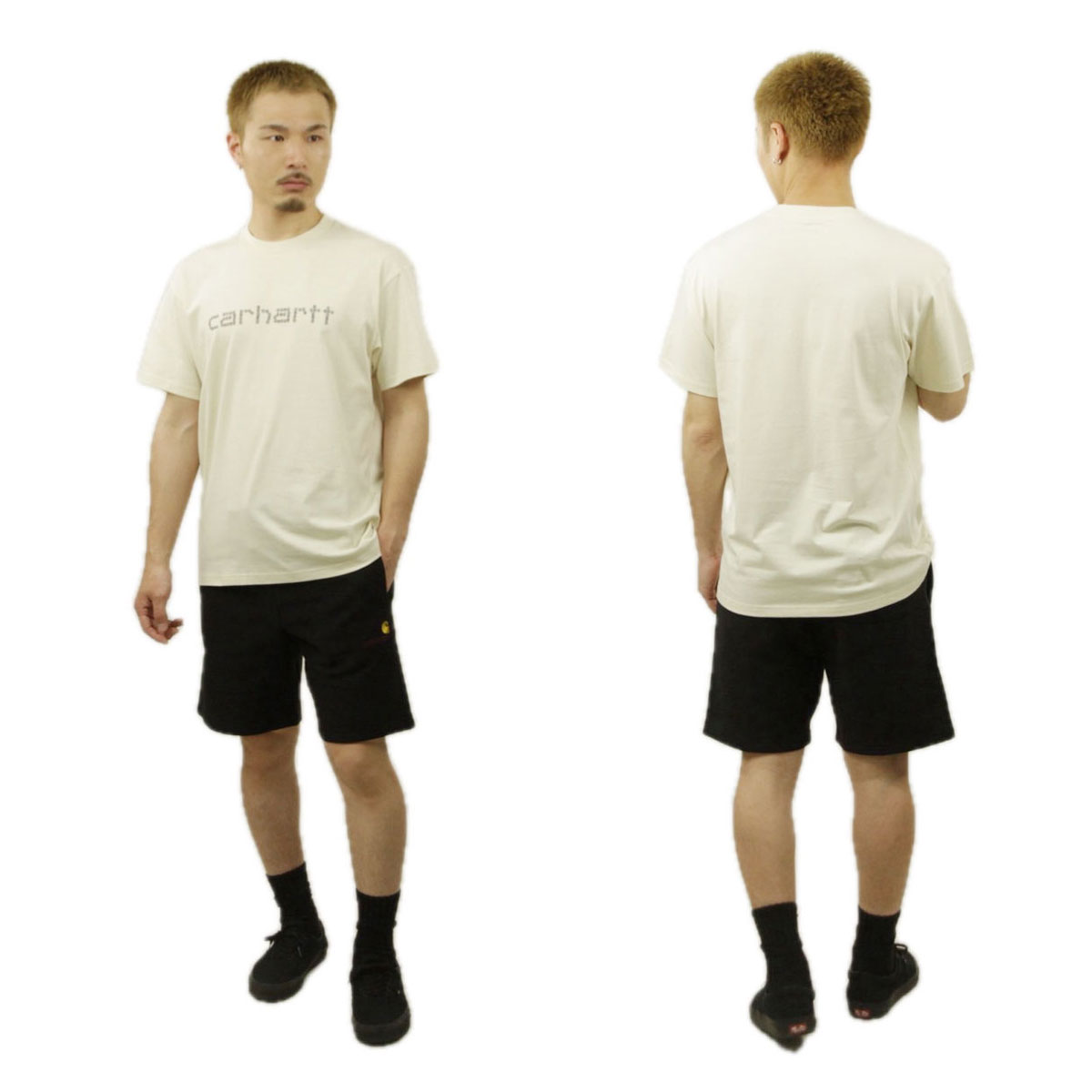 �����ϡ��� ��� ���硼�ȥѥ�� ������ CARHARTT WIP �������å� �ϡ��եѥ�� ���� AMERICAN SCRIPT SWEAT SHORT BLACK I031685