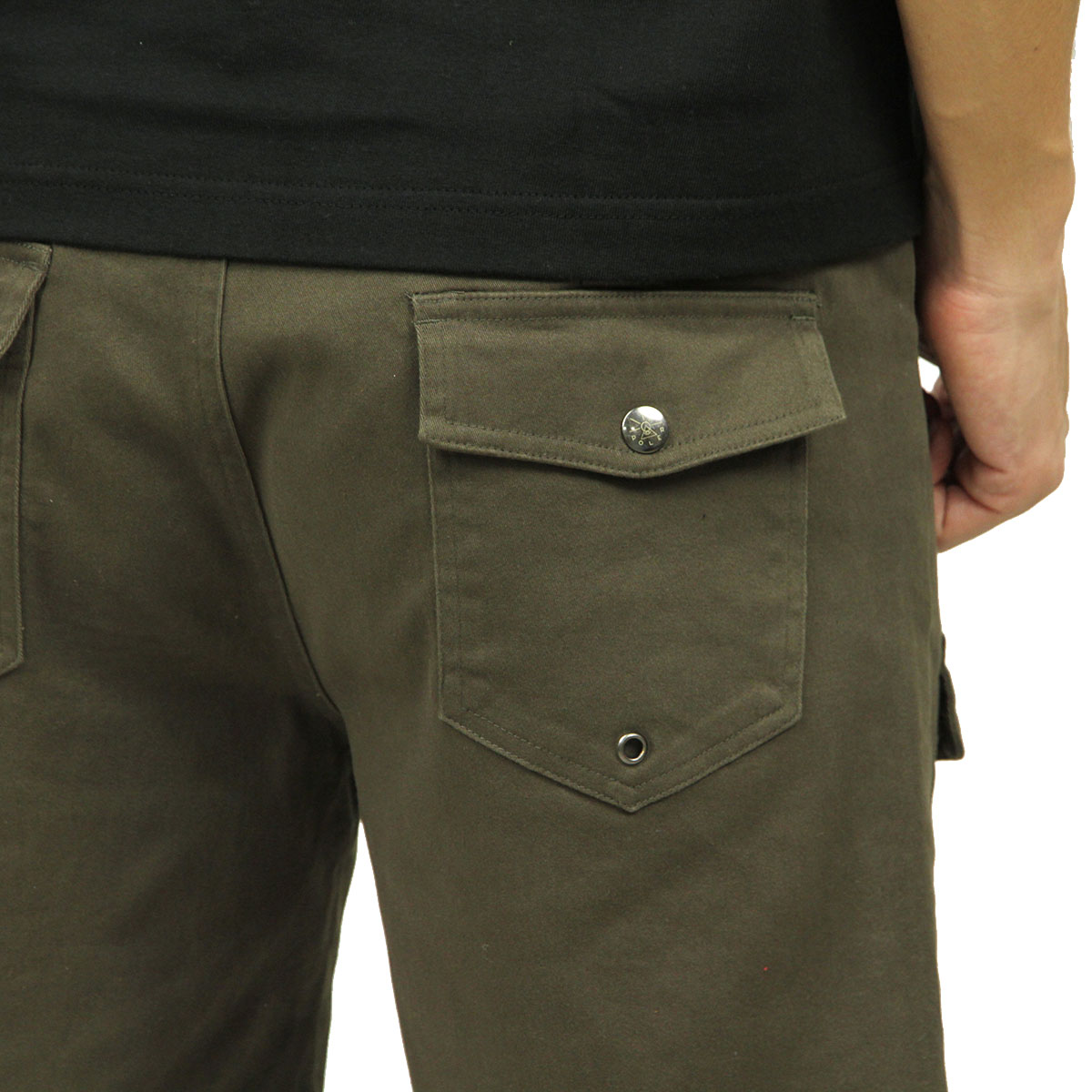 ポーラー ショートパンツ メンズ 正規販売店 POLER ボトムス CAMP SHORT 611147-OLV BURNT OLIVE ...