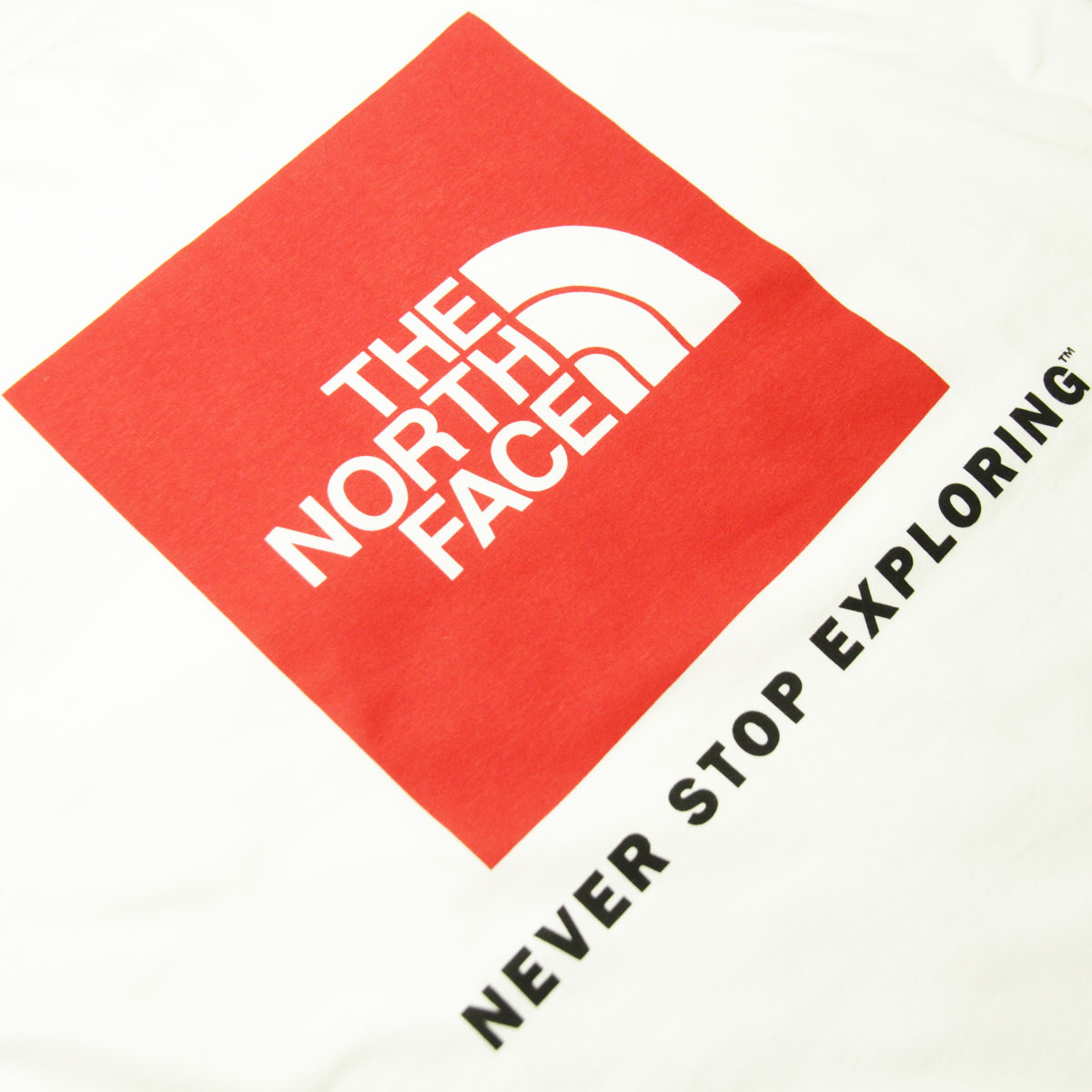 �Ρ����ե����� ����� ��� ������ THE NORTH FACE ĹµT����� �Хå��ץ��� ����T �������� LONG SLEEVE BOX NSE TEE NF0A4762 LB1 TNF WHITE/TNF RED A14B B1C C1D D2E E01F