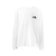 Ρե    THE NORTH FACE Ĺµԥ Хåץ T  LONG SLEEVE BOX NSE TEE NF0A4762 LB1 TNF WHITE/TNF RED A14B B1C C1D D2E E01F