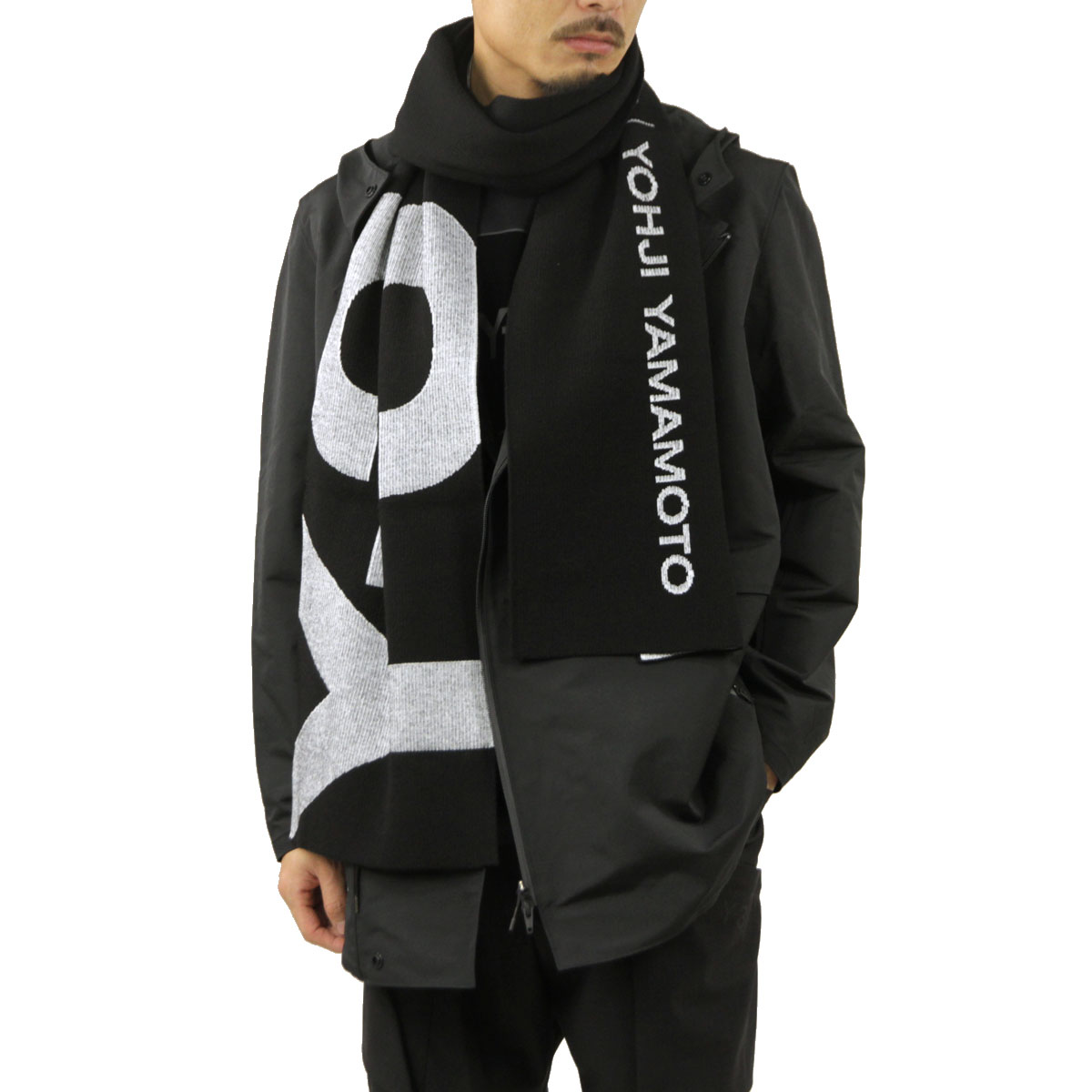 �磻���꡼ �ޥե顼 ��� ��ǥ����� ������ Y-3 �ޥե顼 Y-3 CL SCARF HA6527 BLACK A51B B3C C3D D7E E13F