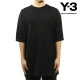 磻꡼  ȾµT  Y-3 åȥ 롼ͥå  LOOSE FIT BOXY SHORT SLEEVE TEE H44790 BLACK