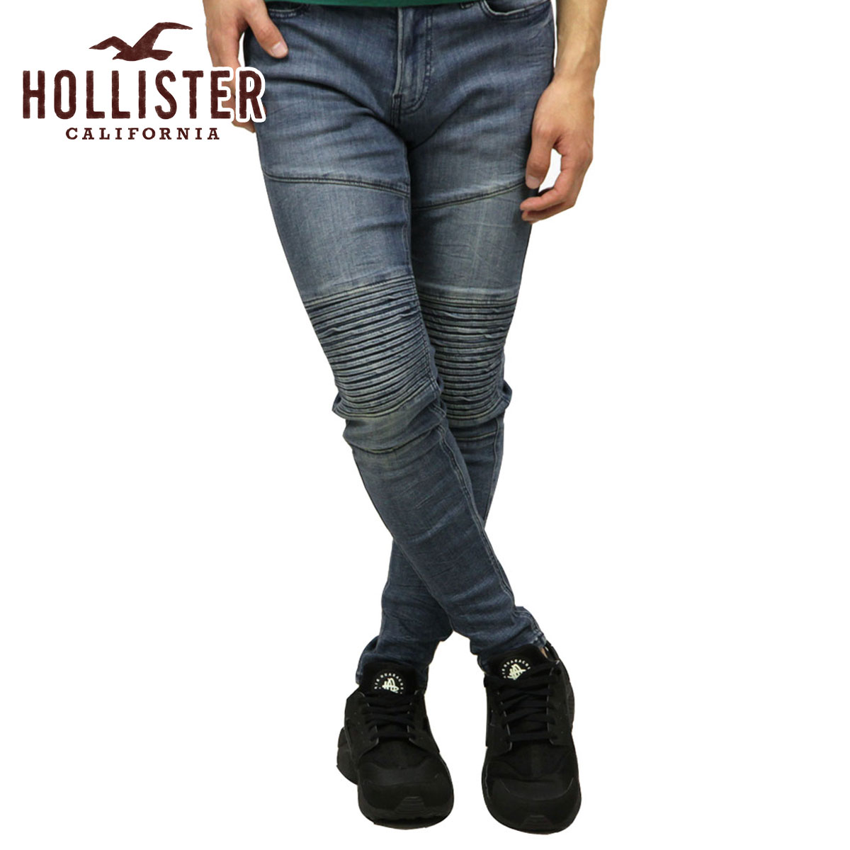 �ۥꥹ���� HOLLISTER ������ ��� ���ȥ�å������ˡ������� Advanced Stretch Super Skinny Jeans 331-380-1645-278 A03B B1C C2D D1E E06F