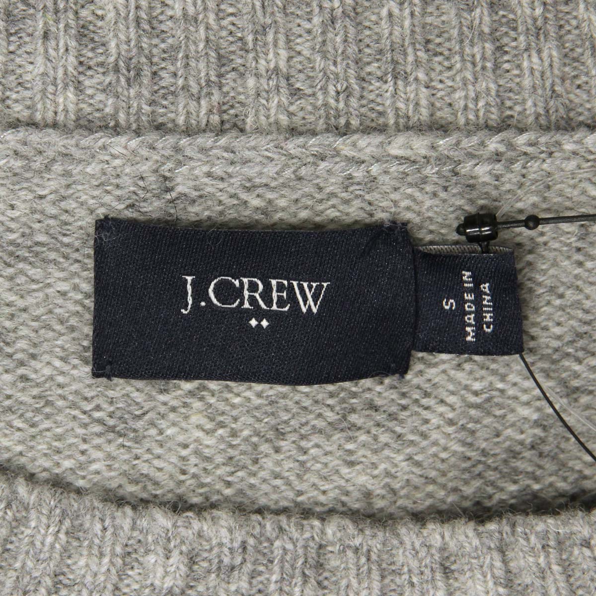 롼    J.CREW 롼ͥå  LAMBSWOOL CREWNECK SWEATER H0520 HTHR CEMENT A38B B1C C1D D7E E02F
