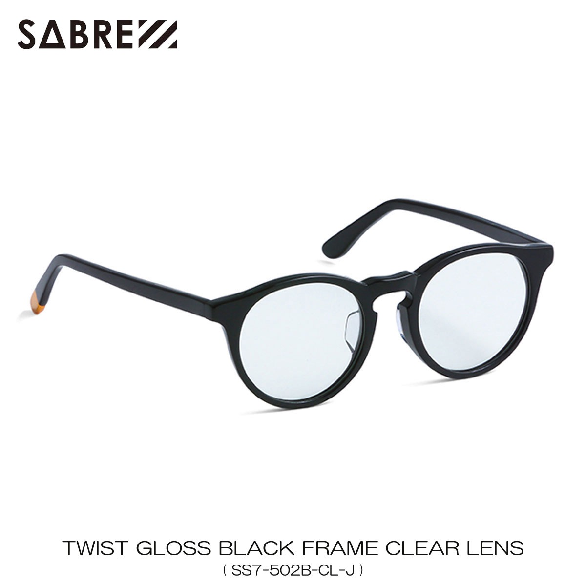 С SABRE Ź 󥰥饹 ᤬ TWIST GLOSS BLACK FRAME CLEAR LENS SS7-502B-CL-J A55B B3C C3D D1E E13F