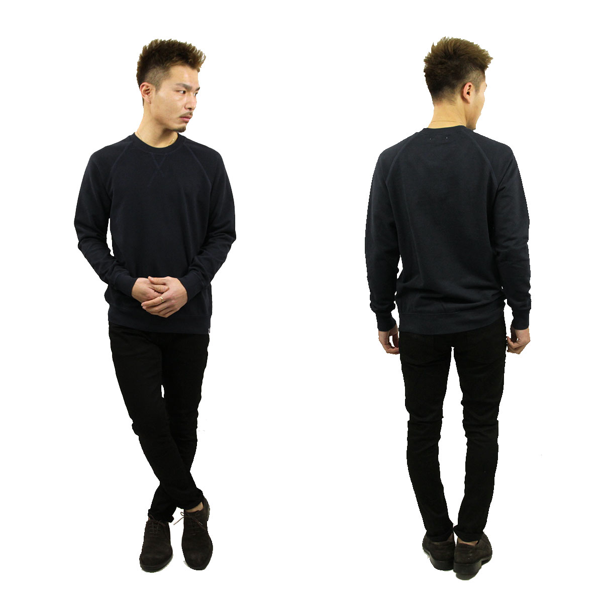 ���������ϥ��� �������å� ��� ��������Ź SWEATERHOUSE �ȥ졼�ʡ� ���롼�ͥå� CREW NECK FLEECE NAVY 1SW1631 005 A12B B1C C1D D5E E06F