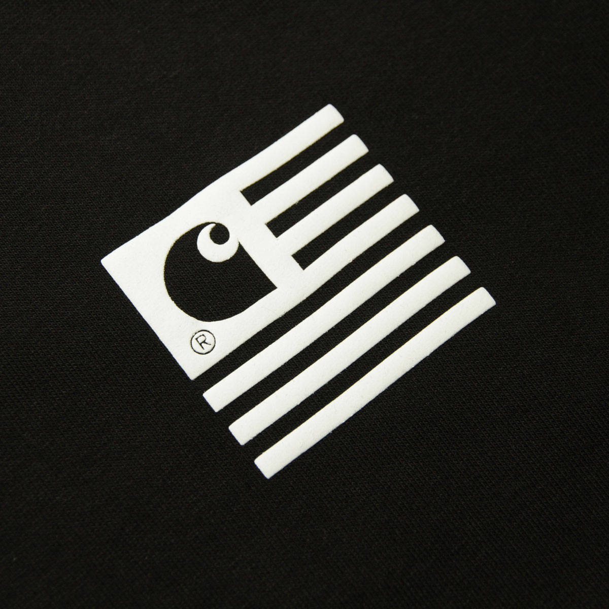 �����ϡ��� �������å� ��� ������ CARHARTT WIP �ȥ졼�ʡ� �Хå��ץ��� FADE STATE SWEATSHIRT BLACK / WHITE I029528 0D2 AB0B B1C C1D D5E E13F